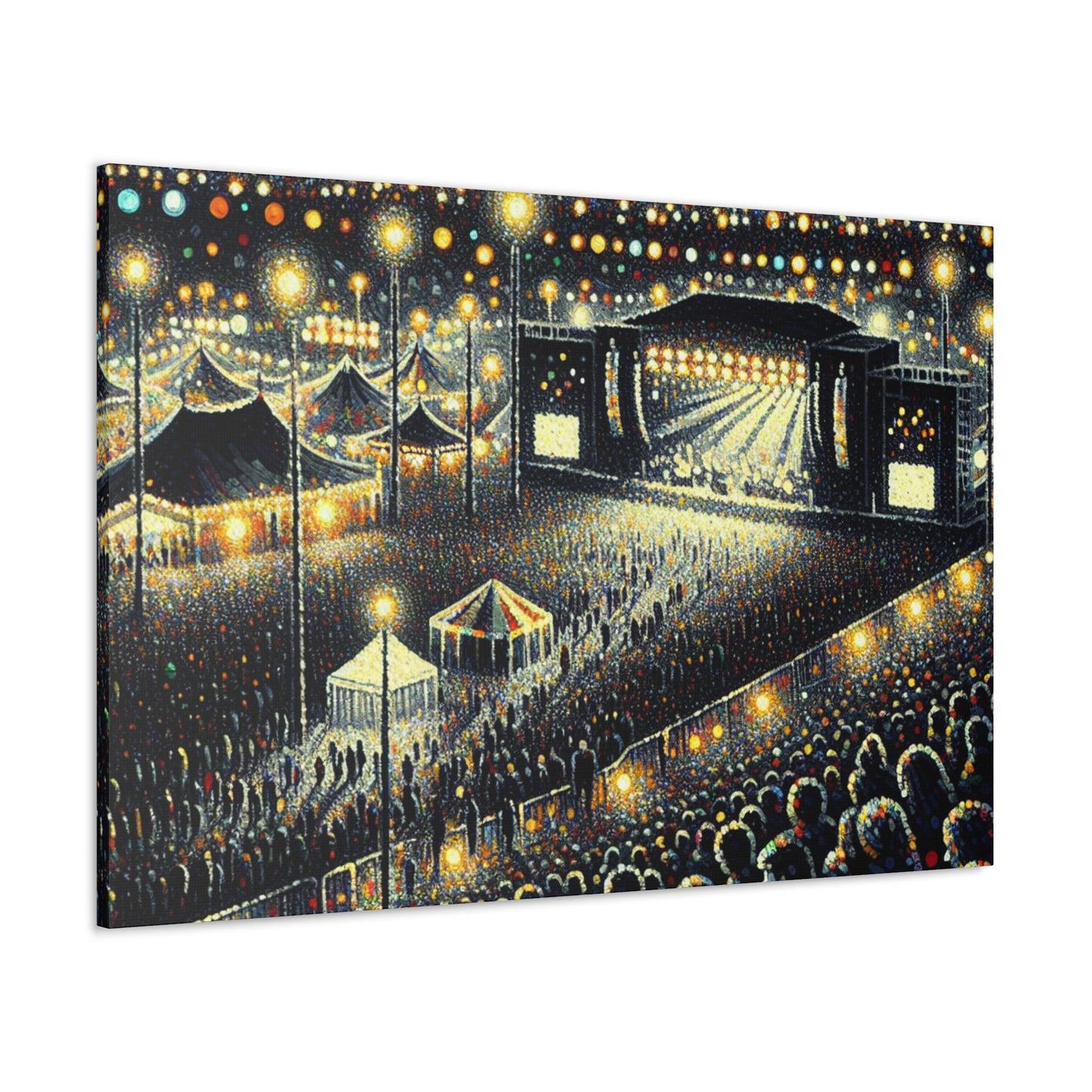 "Joyous Mosaic of Revelry" - Canvas