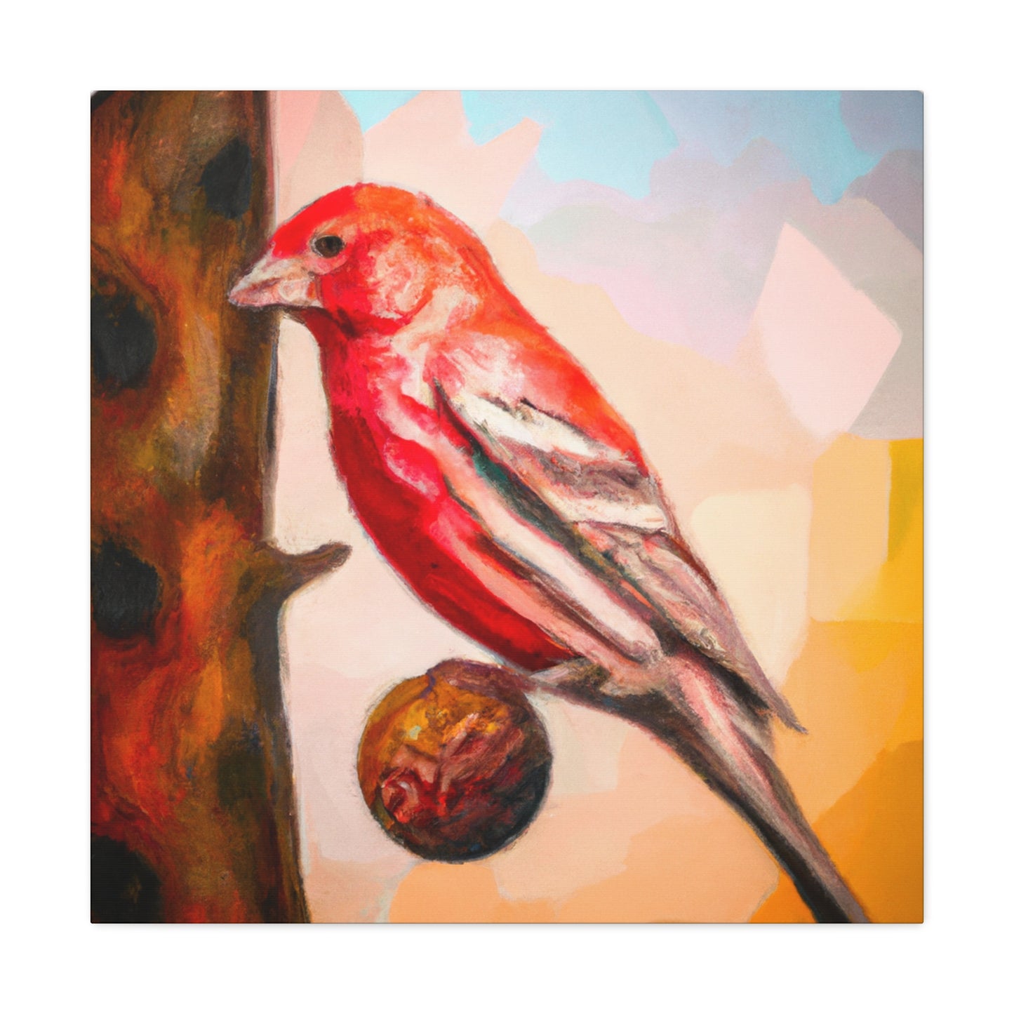 House Finch Surrealism - Canvas