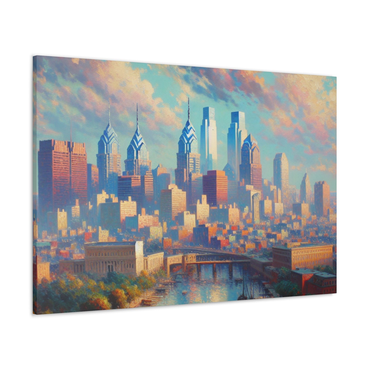 "City Mosaic Unveiled" - Canvas