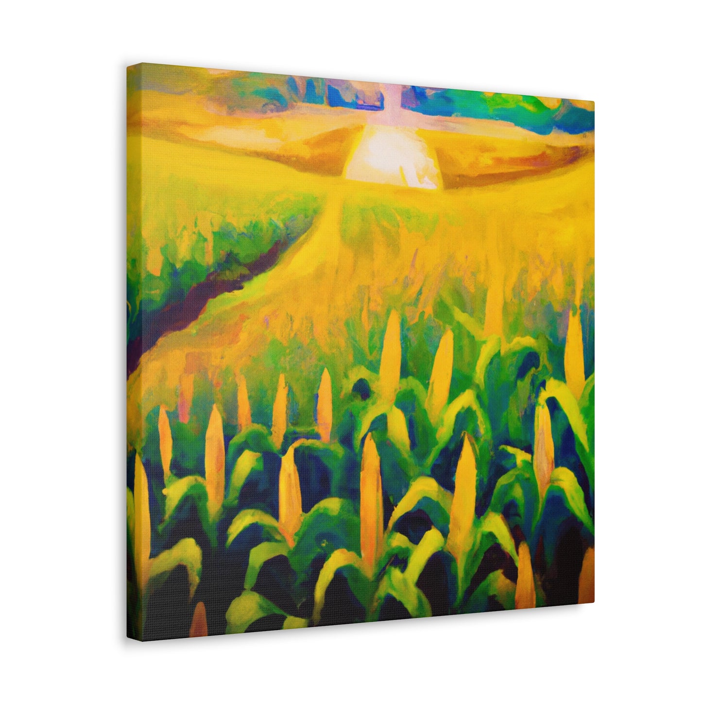 "Corn Field in Moonlight" - Canvas