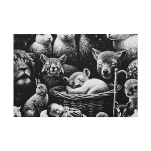 Dreaming Forest Creatures - Canvas