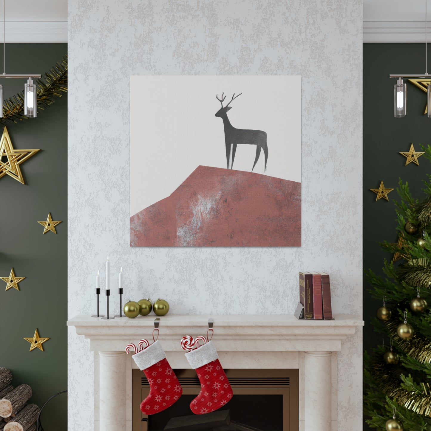 Deer in Simplicity - Canvas