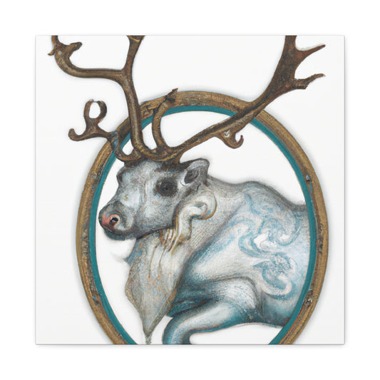 Reindeers of Renaissance - Canvas