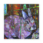 "Rabbit in Impressionism" - Canvas