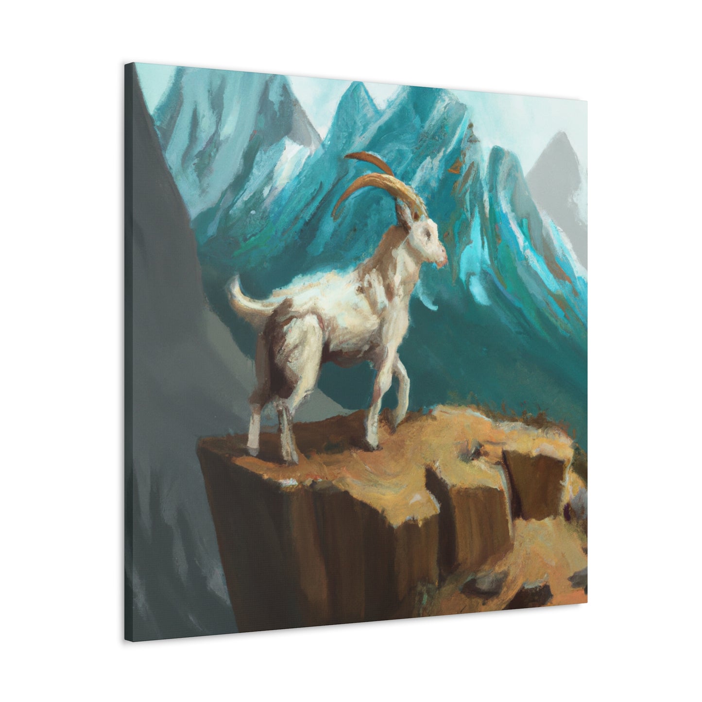 Mountain Goat Dreamscape - Canvas