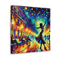 Vibrant Saxophone Serenade - Canvas