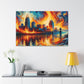 "City of Whirling Colors" - Canvas