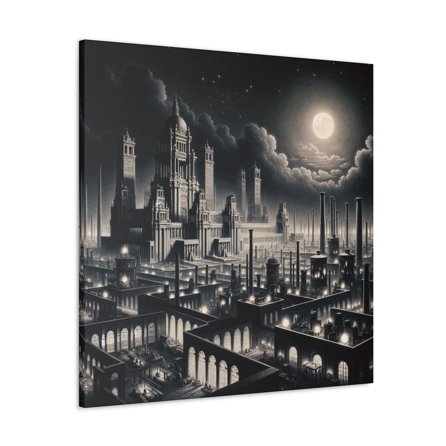 Nighttime City Symphonies - Canvas