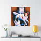 Border Collie Reflection - Canvas