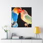 Lovebirds in Nirvana - Canvas