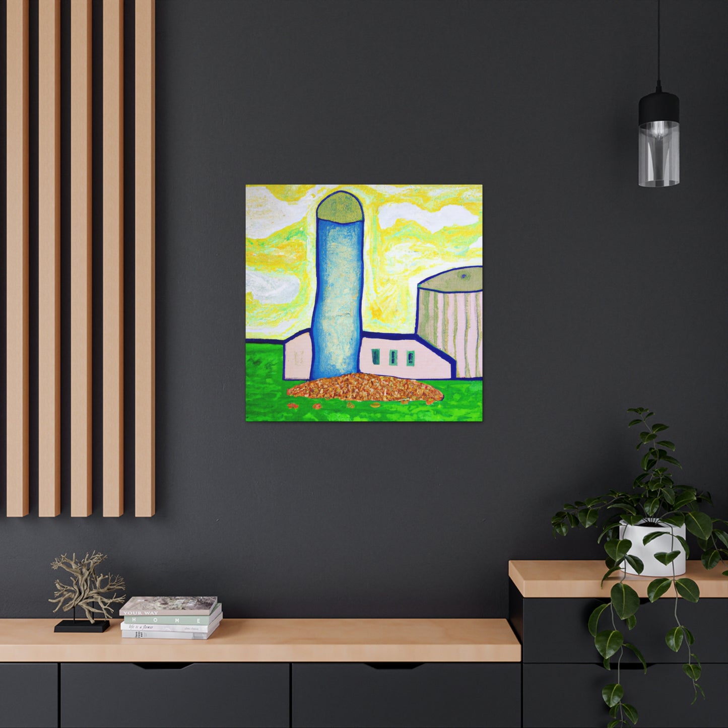 "Silo in Impressionism" - Canvas