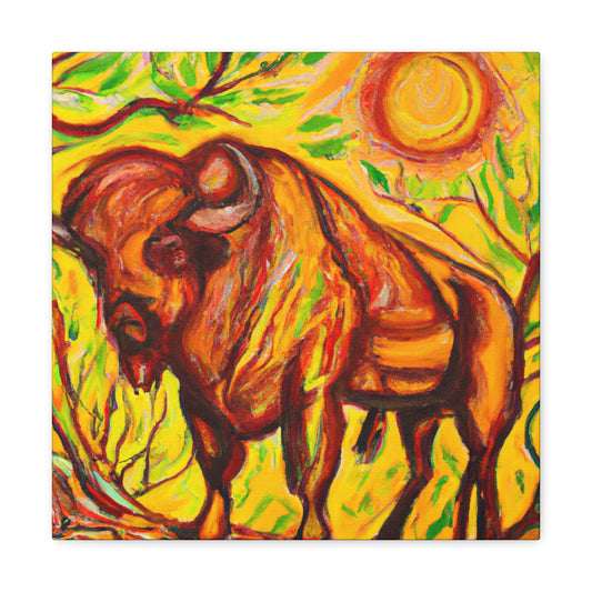 "Bison on the Plains" - Canvas