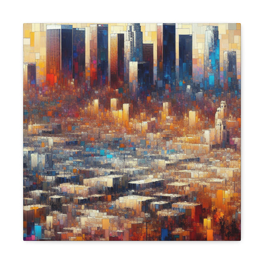 "Urban Symphony Unveiled" - Canvas