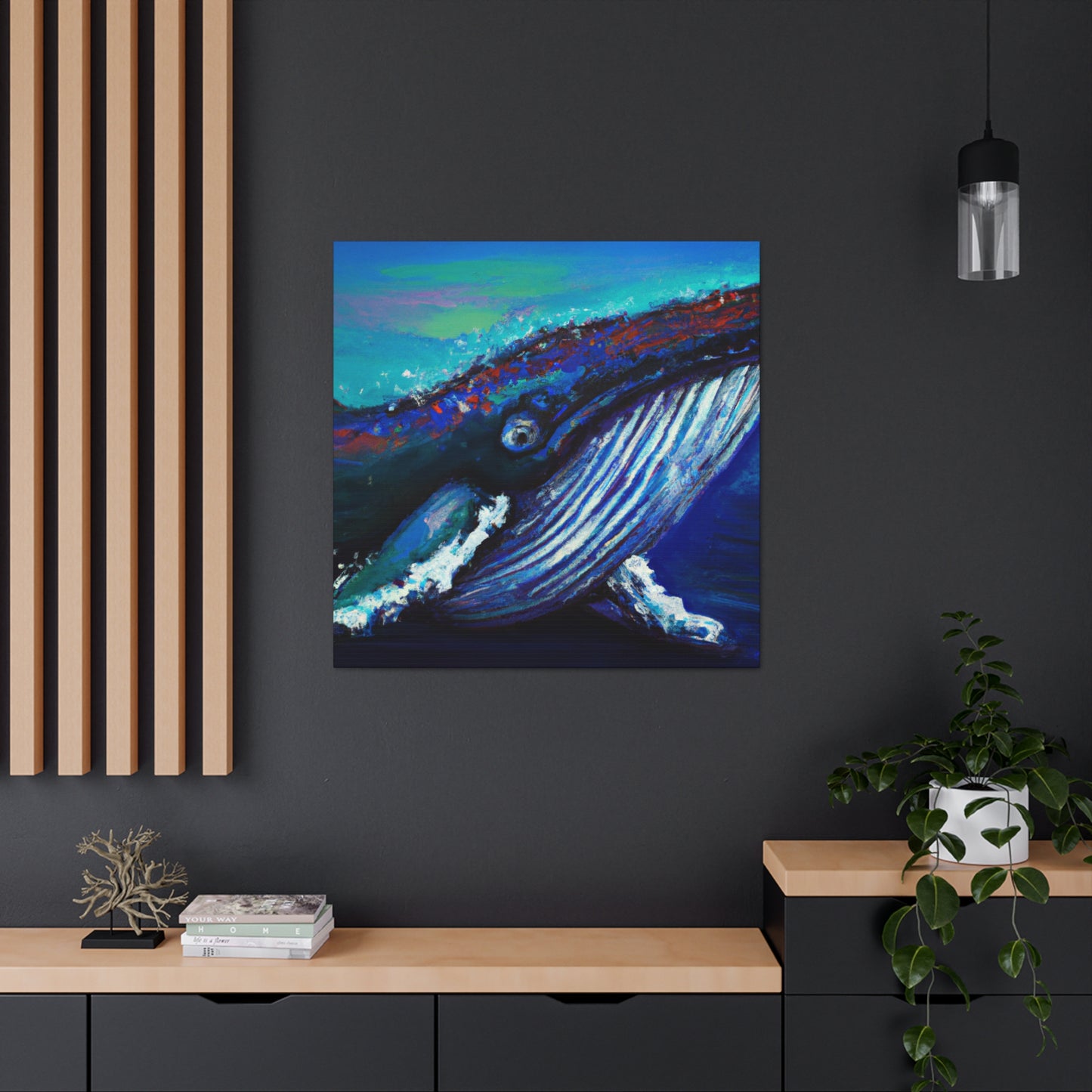 Humpback Whale Beauty. - Canvas