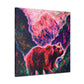 "Grizzly Bear in Baroque". - Canvas