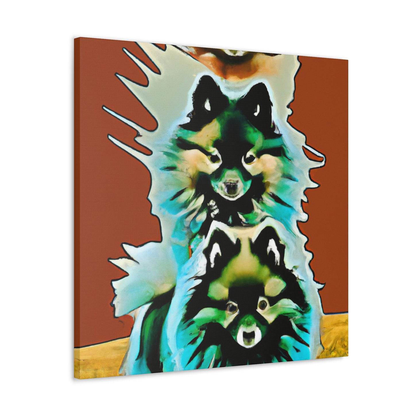 Keeshond's Surreal Dream - Canvas