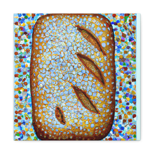 "Bread's Pointillist Painting - Canvas