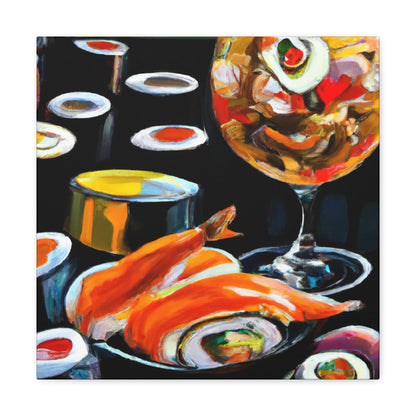 Sushi Through Tradition - Canvas