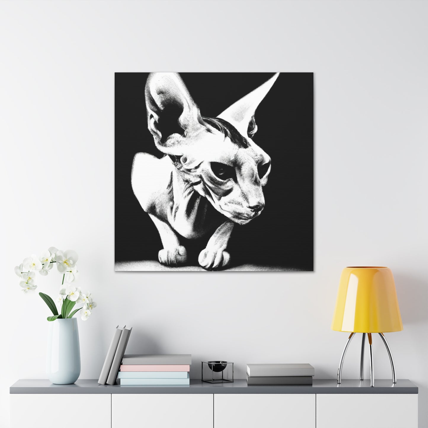 Sphynx Mystique Painting - Canvas