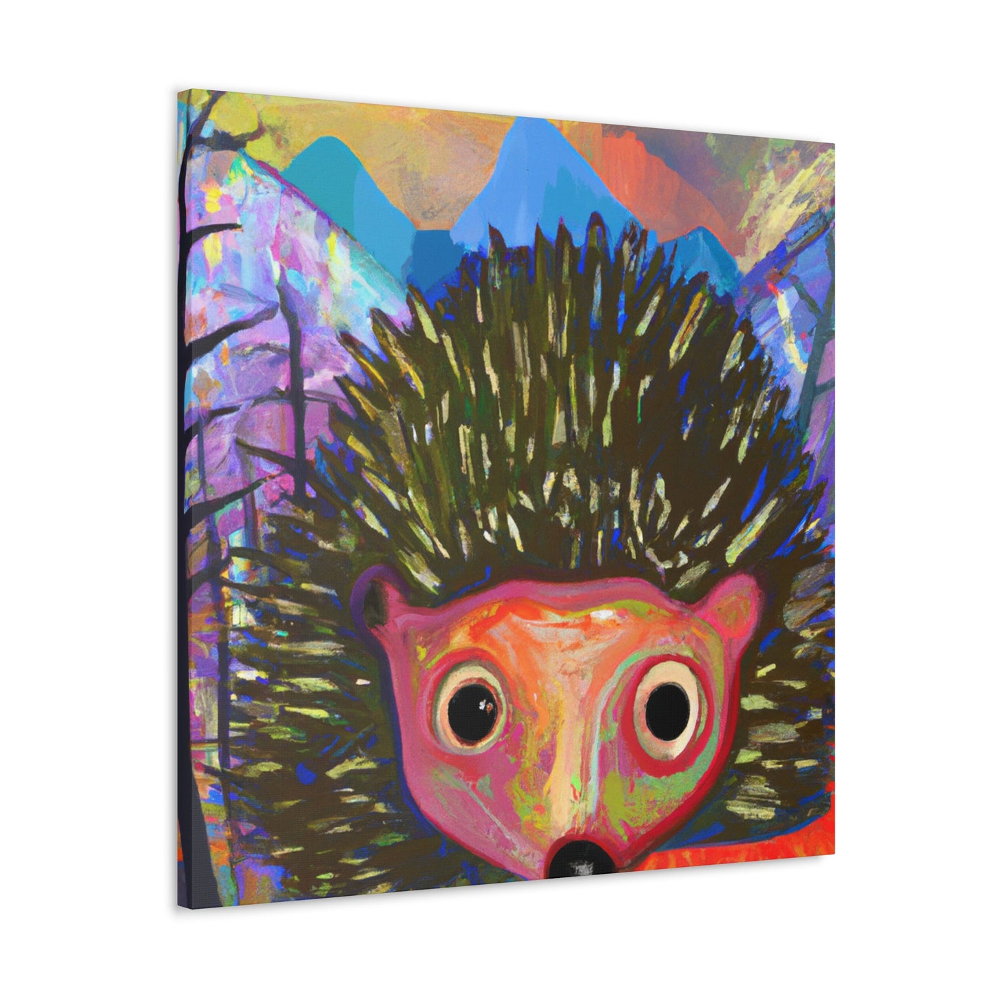 "Hedgehog in Abstraction" - Canvas