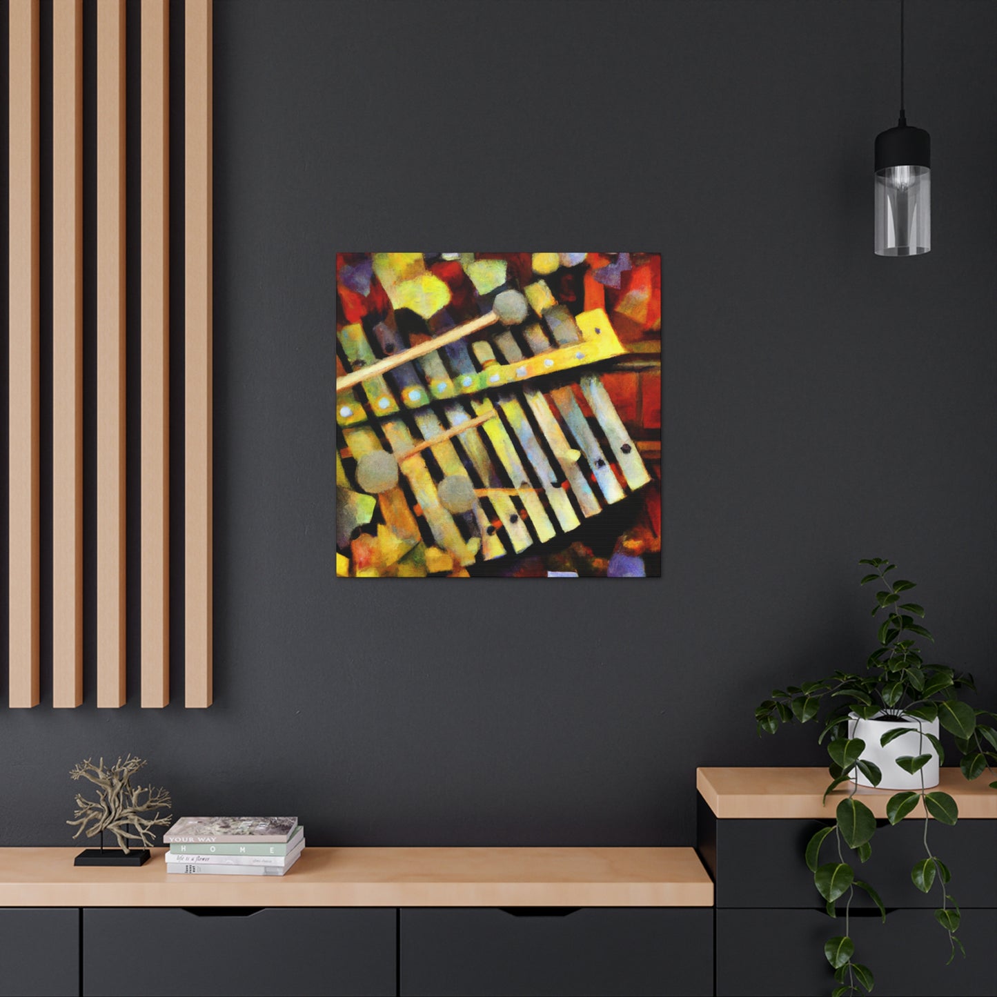 Xylophone in Impressionism - Canvas