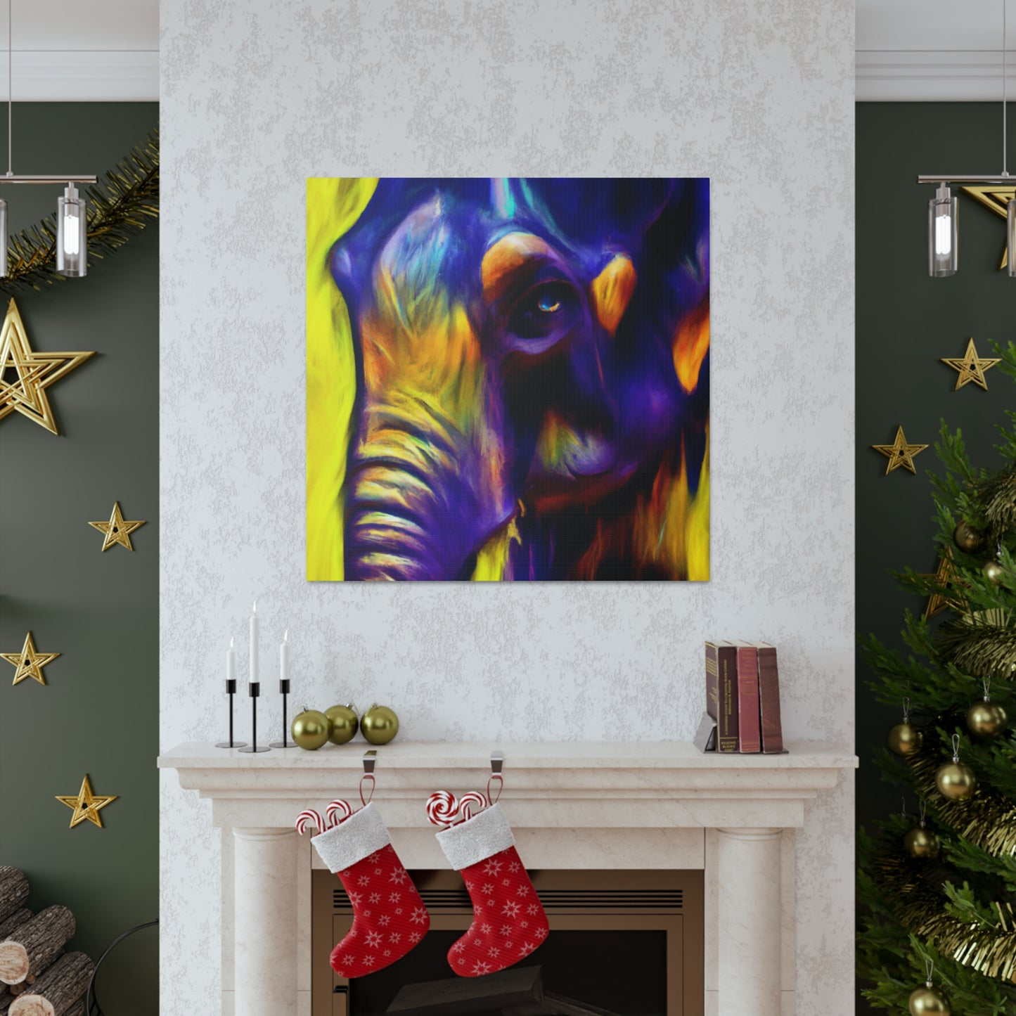 "Indian Elephant Majesty" - Canvas