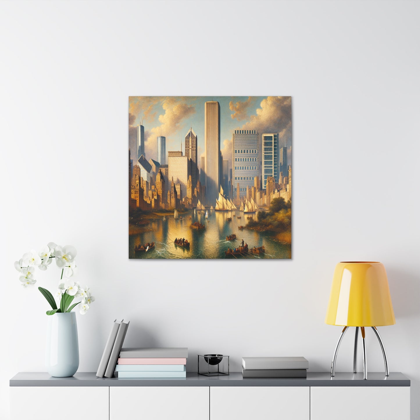 "Chicago's Renaissance Reverie" - Canvas