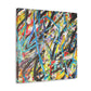 Intense Brushstrokes Fury - Canvas