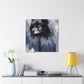 "Keeshond in Abstraction" - Canvas