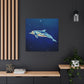 Dolphins in the Sky - Canvas