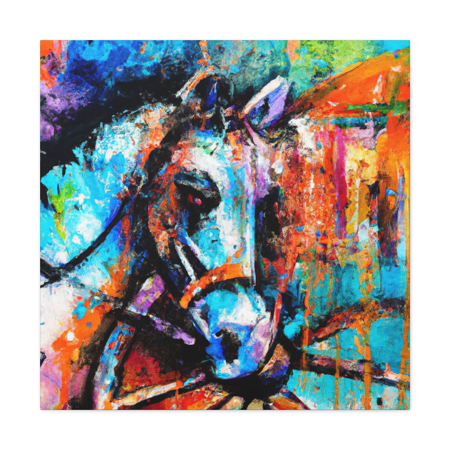 Horse and Carriage Ride - Canvas