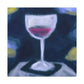 "Wine Glass Reflection" - Canvas