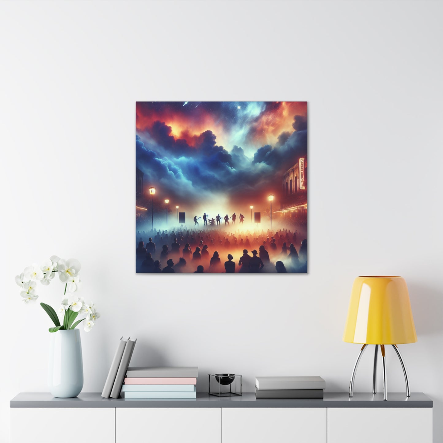 Electric Melody Madness - Canvas