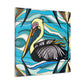 Pelican in Art Deco - Canvas