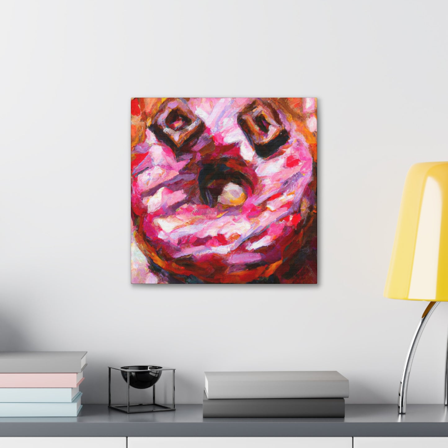 "Doughnut, Impressionist Style" - Canvas