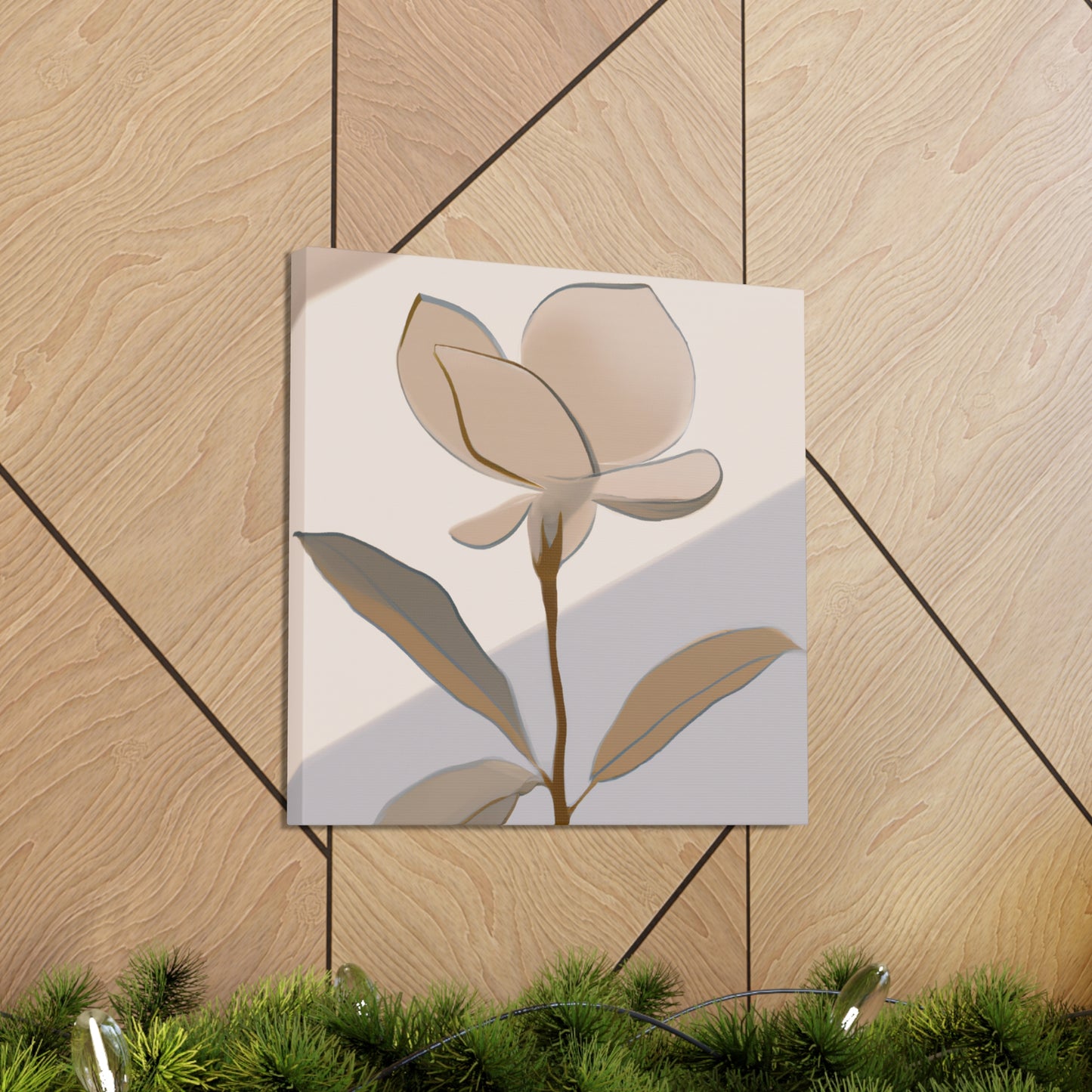 Gardenia in Deco Style - Canvas