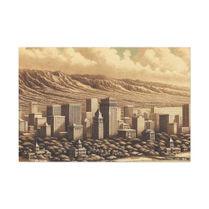 Eternal Honolulu Sunrise - Canvas