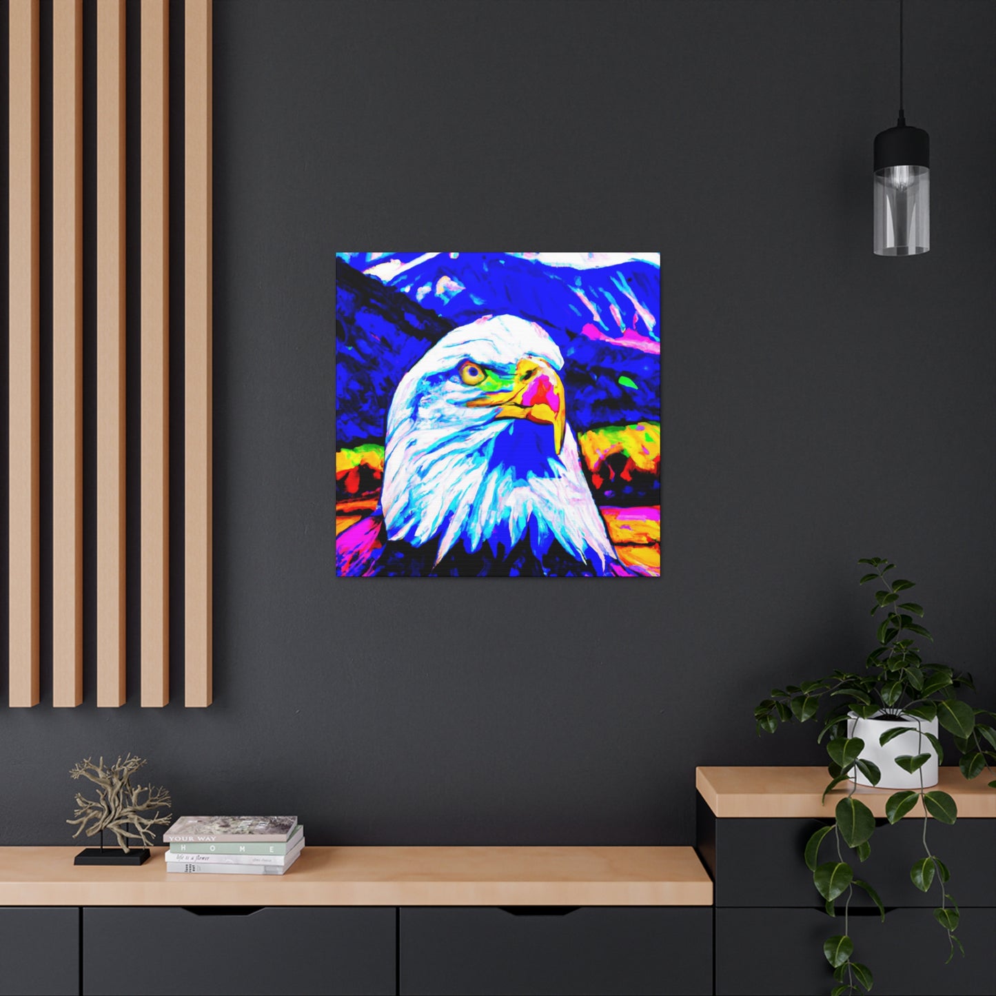 "Majestic Flying Eagle" - Canvas