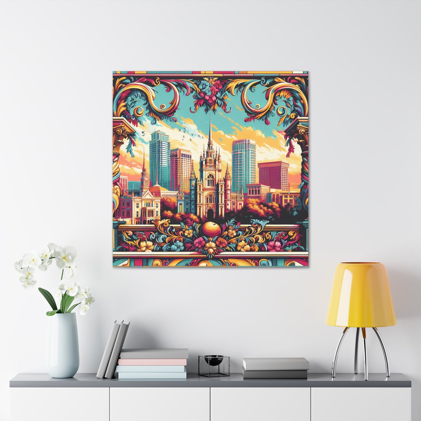 Floral Paradise in Orlando - Canvas