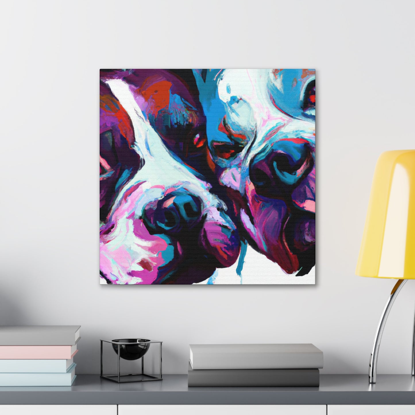 "Pitbulls in Poetry" - Canvas