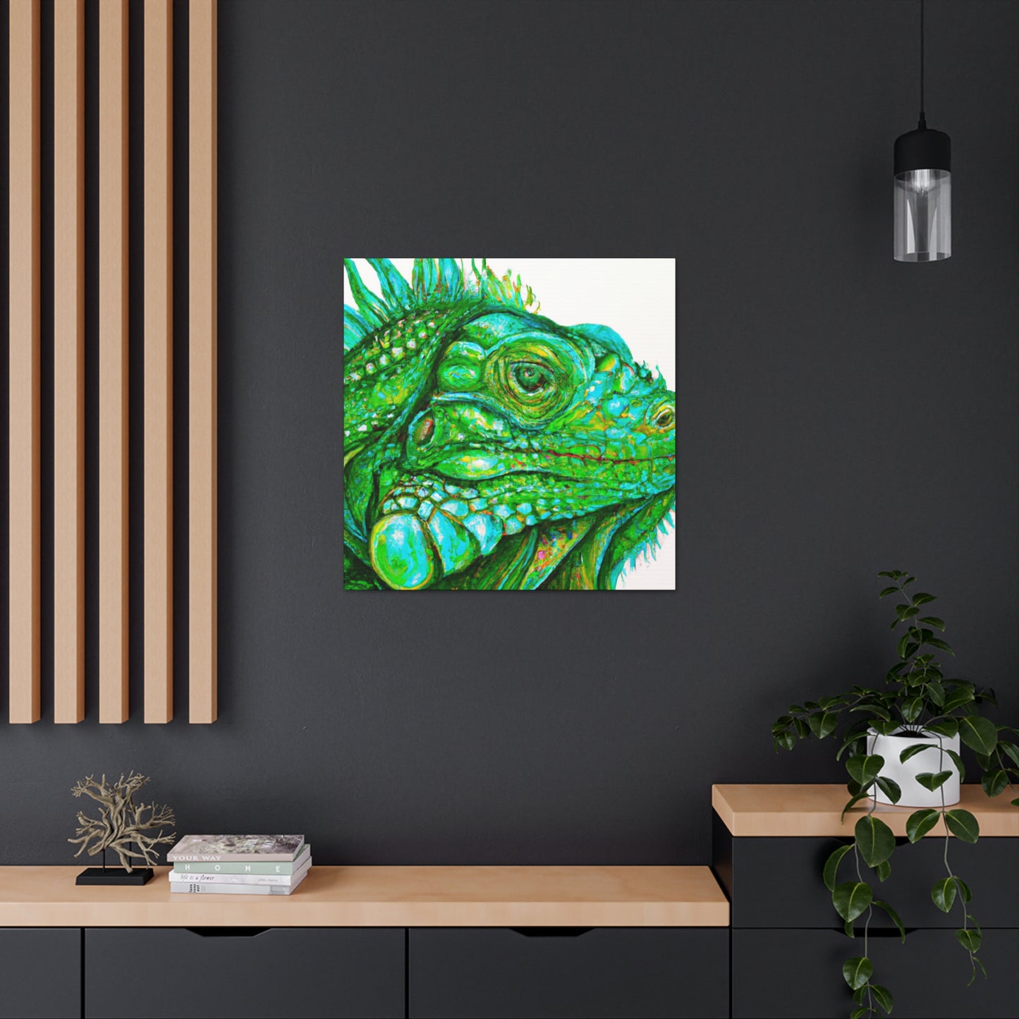 Iguana's Surreal Dream - Canvas