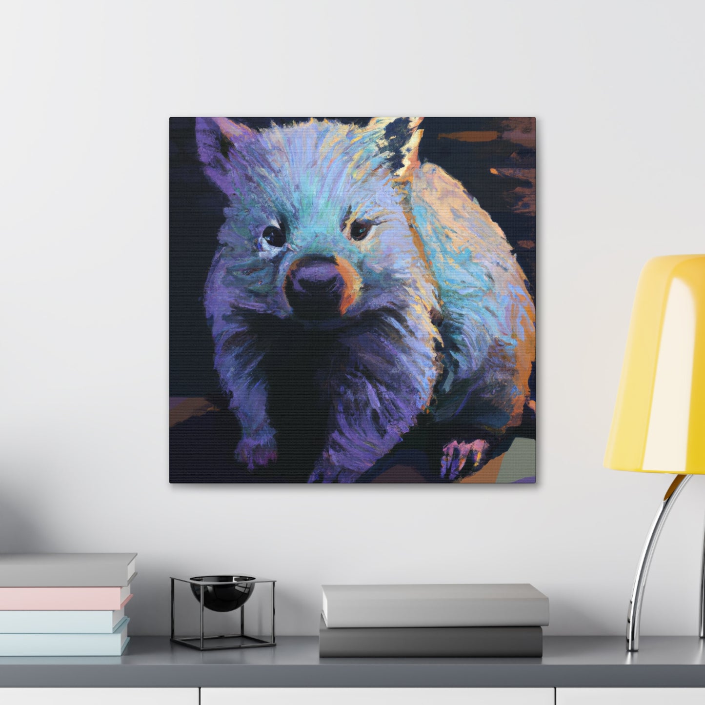 Wombat on the Wall - Canvas