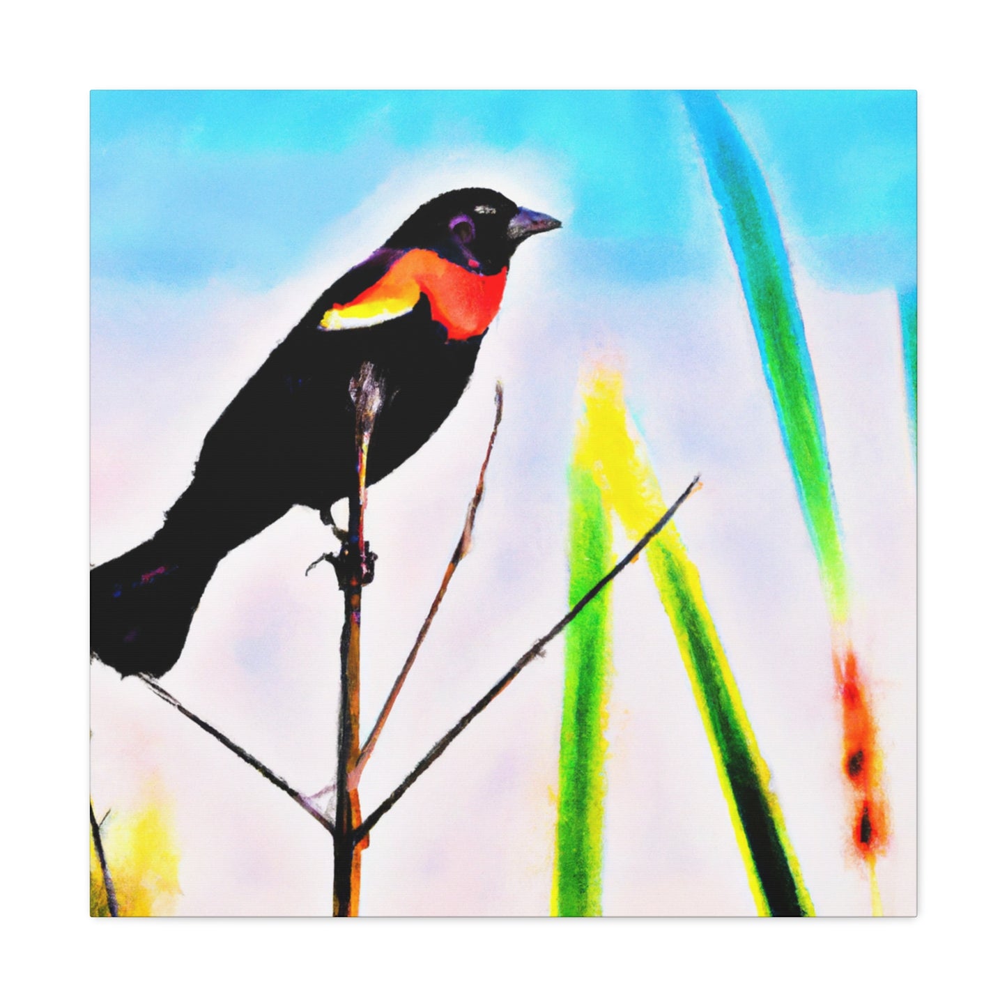 Red-winged Blackbird Glory - Canvas