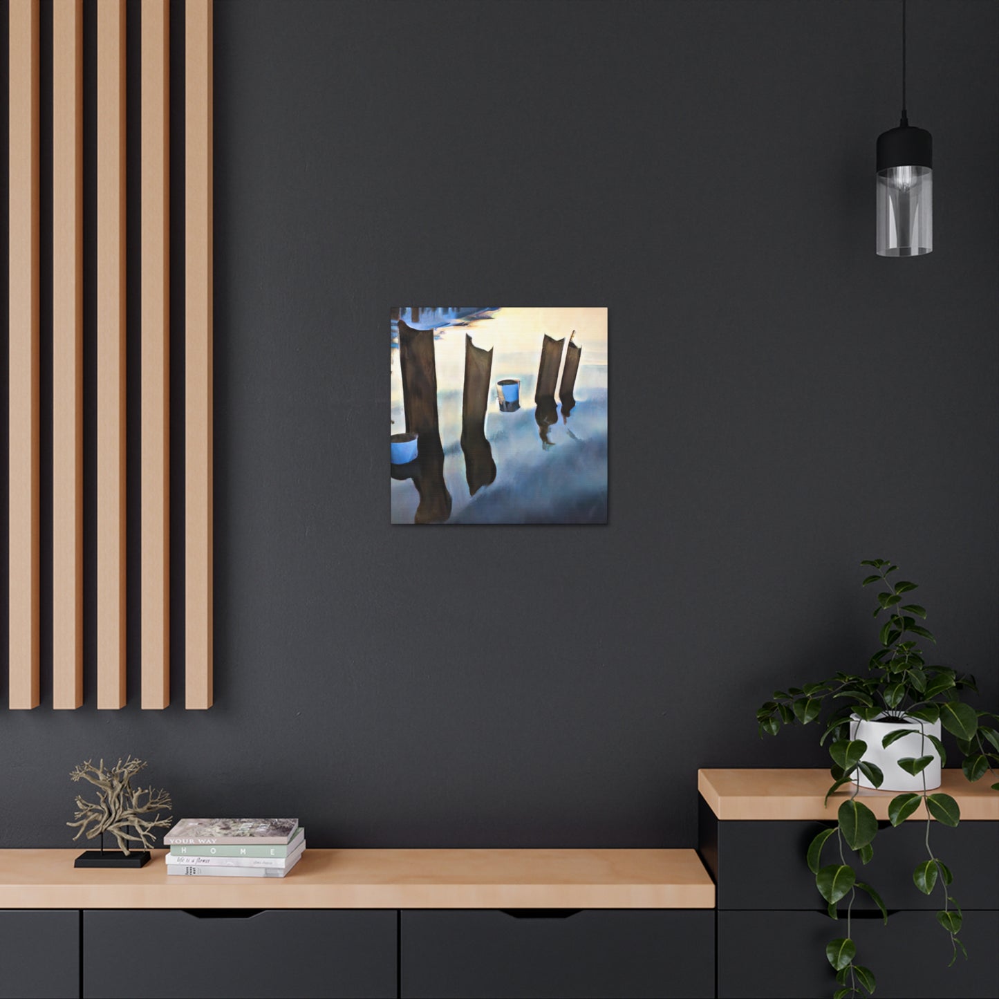 Seawall of Reflection - Canvas