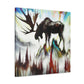 Moose on a Canvas - Canvas