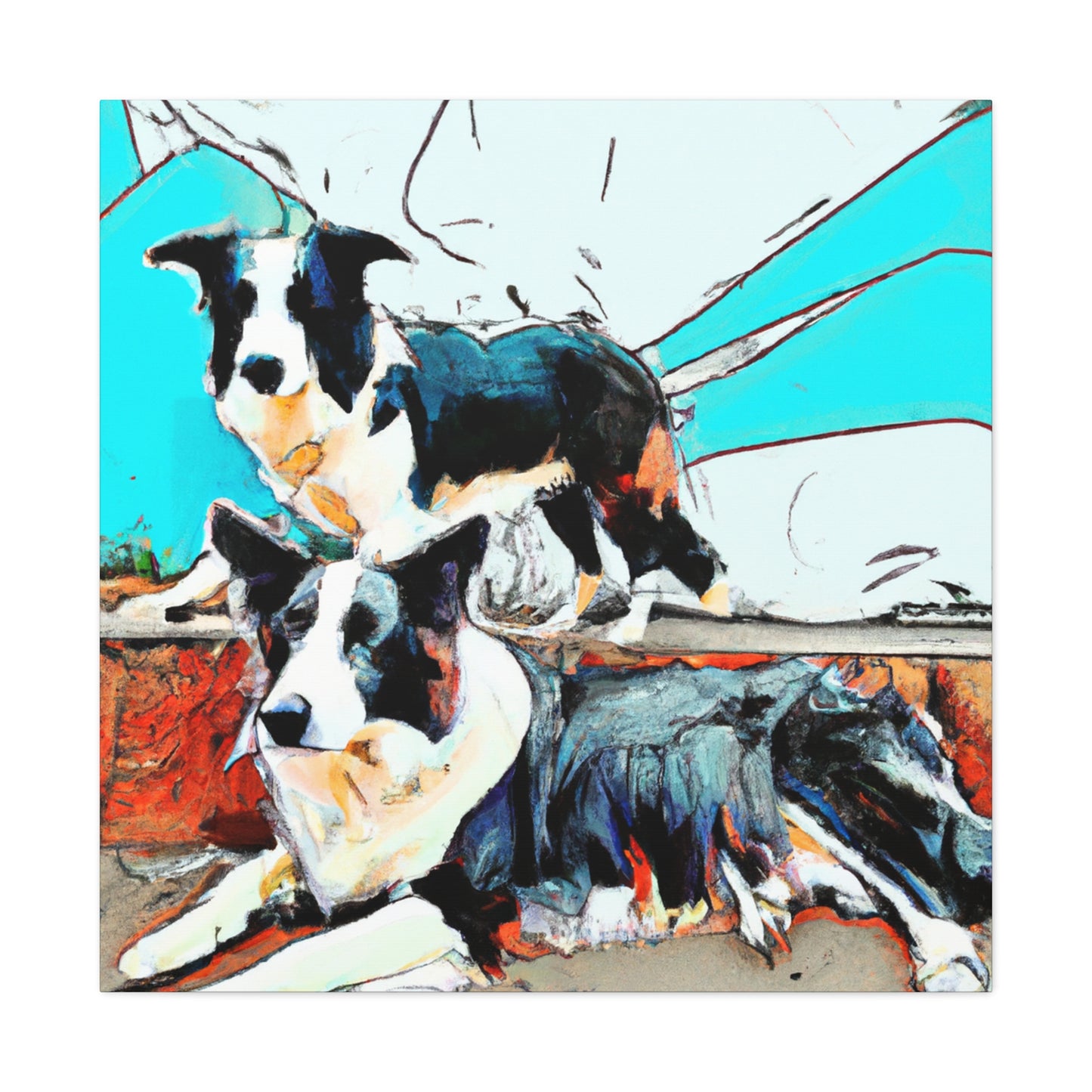 The Perfect Border Collie - Canvas