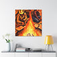 Campfire by Candlelight - Canvas