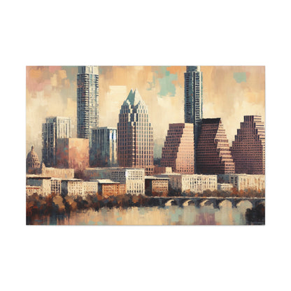 "Vibrant Texan Canvases" - Canvas