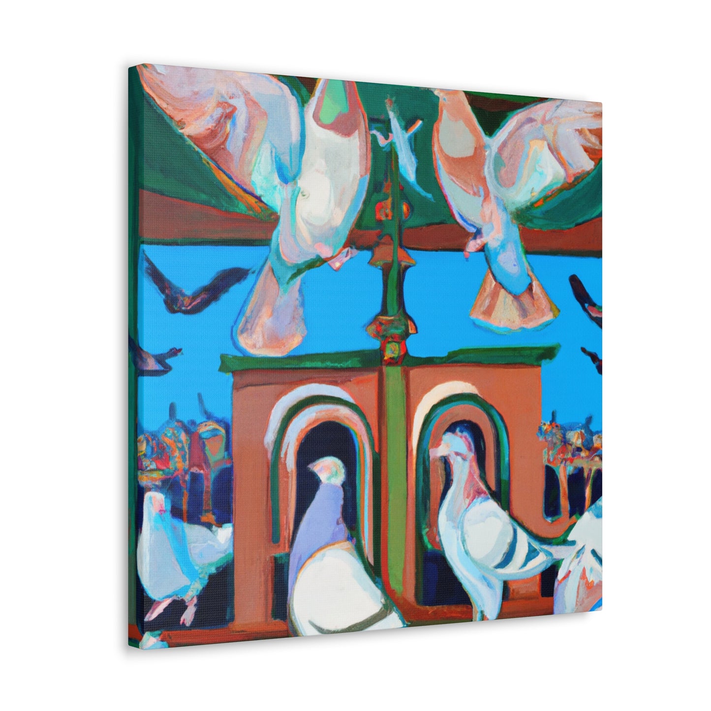 "Pigeon of Flight Splendor" - Canvas