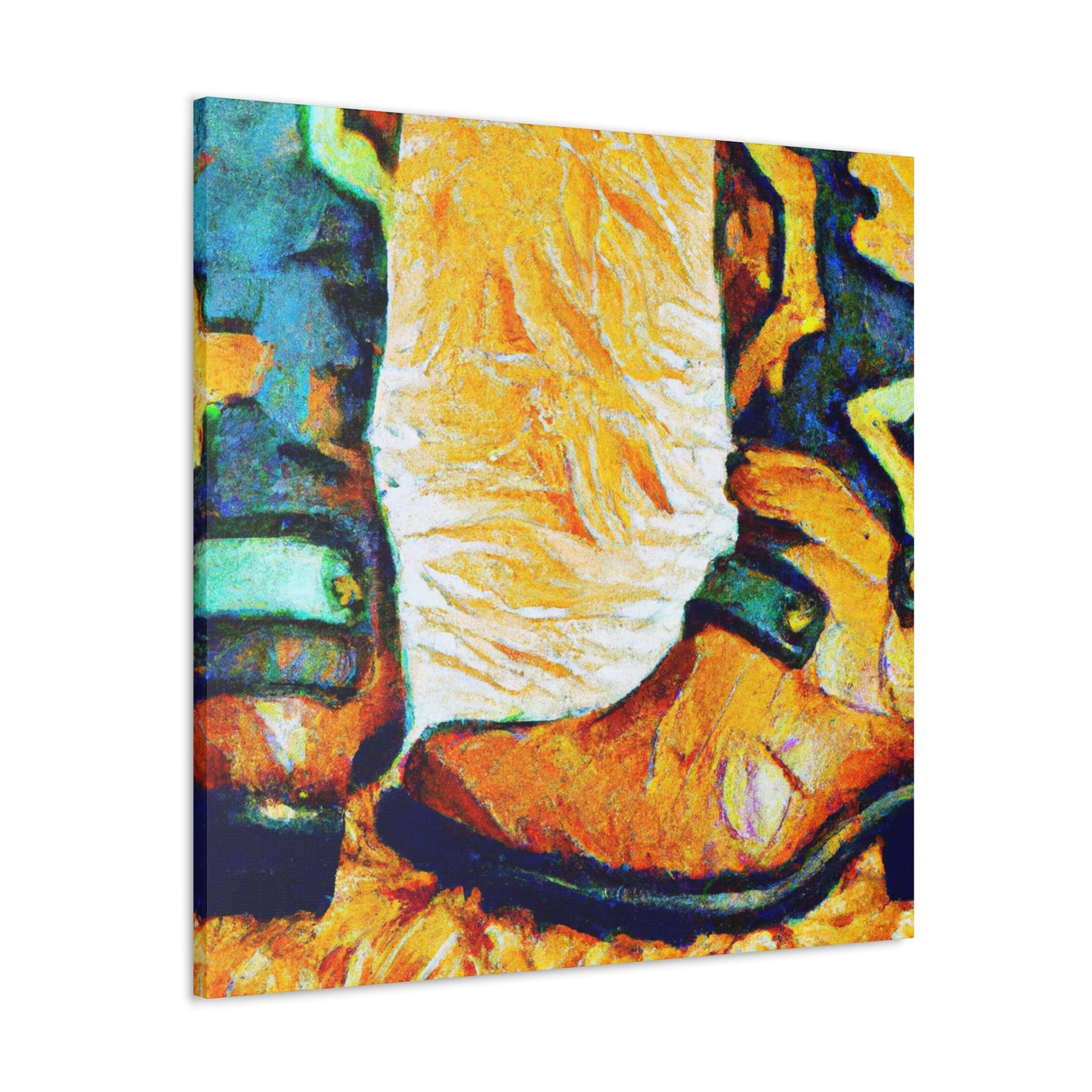 "Boots in Abstraction" - Canvas